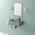 Luxury Wall-Mounted Solid Surface Artificial Stone Basin