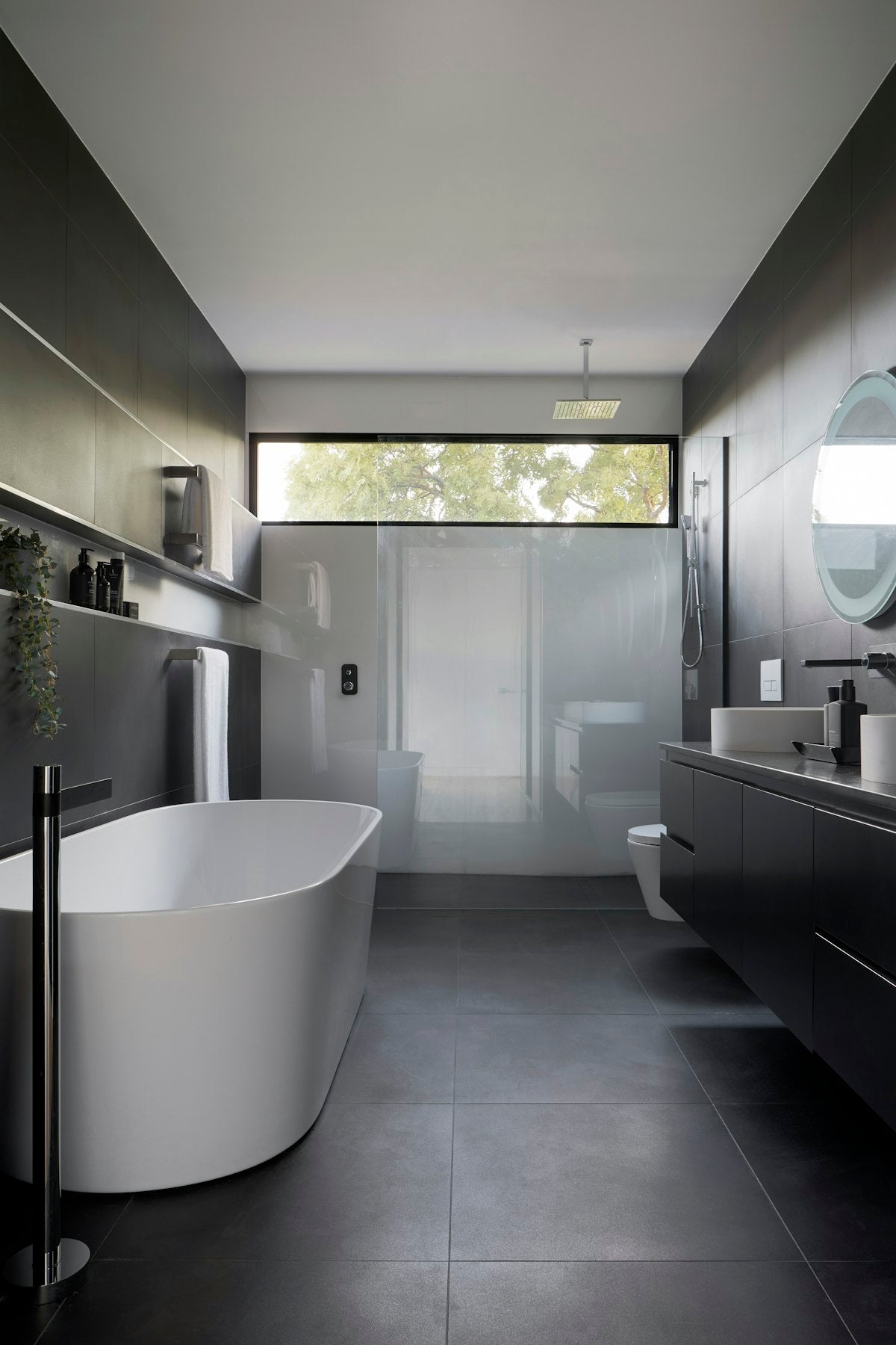 LED Stainless Steel Bathroom Shower Niche Storage Shelf